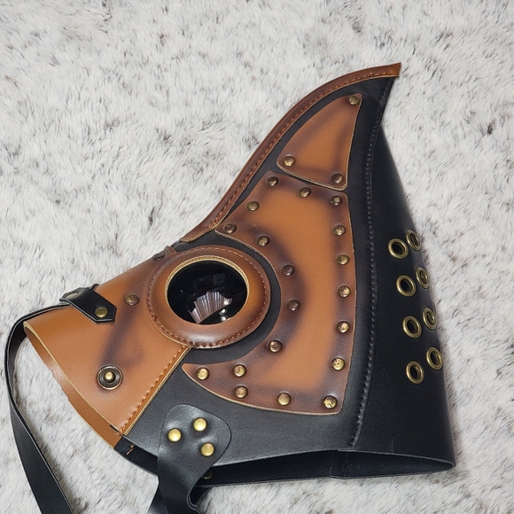 Plague Doctor Cosplay Mask | Steampunk Style Headwear | Adult Size - Picture 3 of 6
